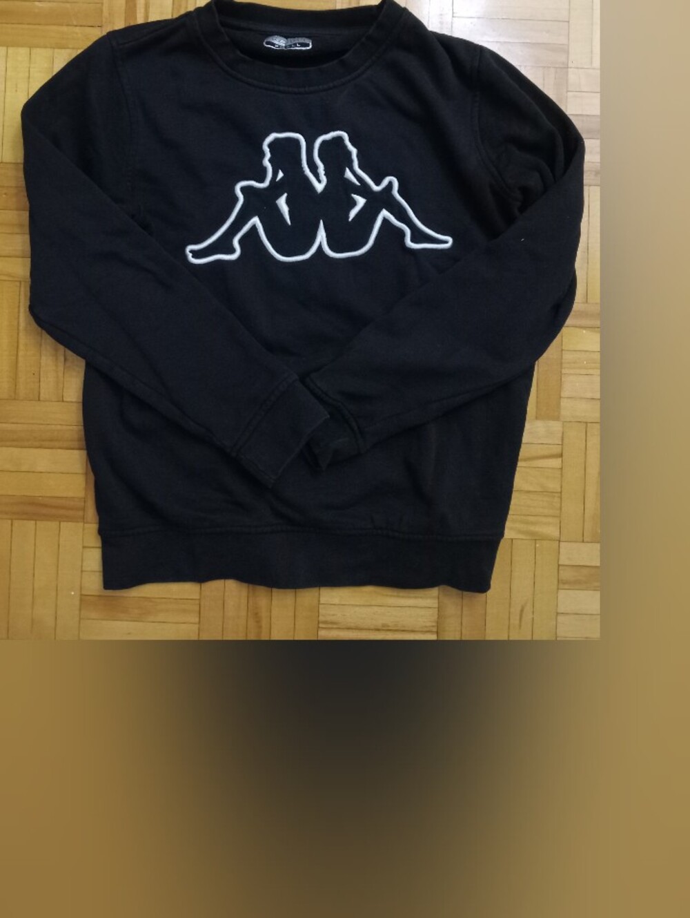 Kappa Black Logo Crewneck Sweatshirt